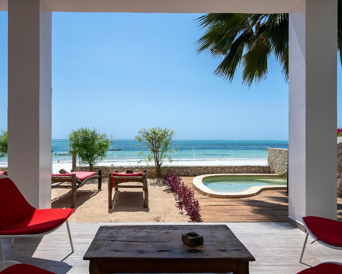 Ocean Blue Apartment With Panoramic Pool Zanzibarhouses Kiwengwa  Bagian luar foto